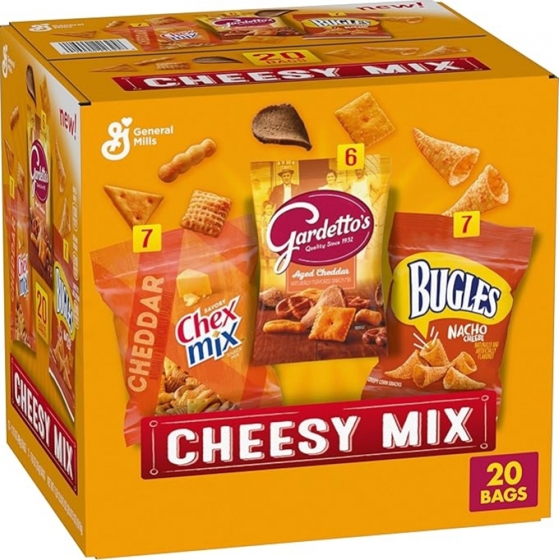 Cheesy Mix Variety Pack – 20 Single‑Serve Snacks for $9.63