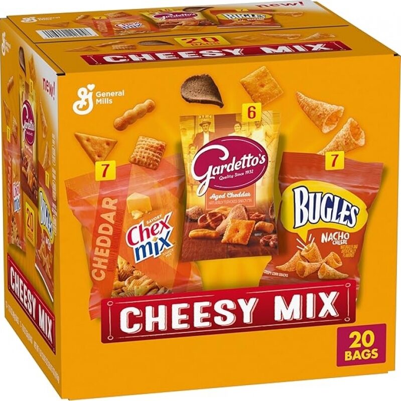 Cheesy Mix Variety Pack – 20 Single‑Serve Snacks for $9.63