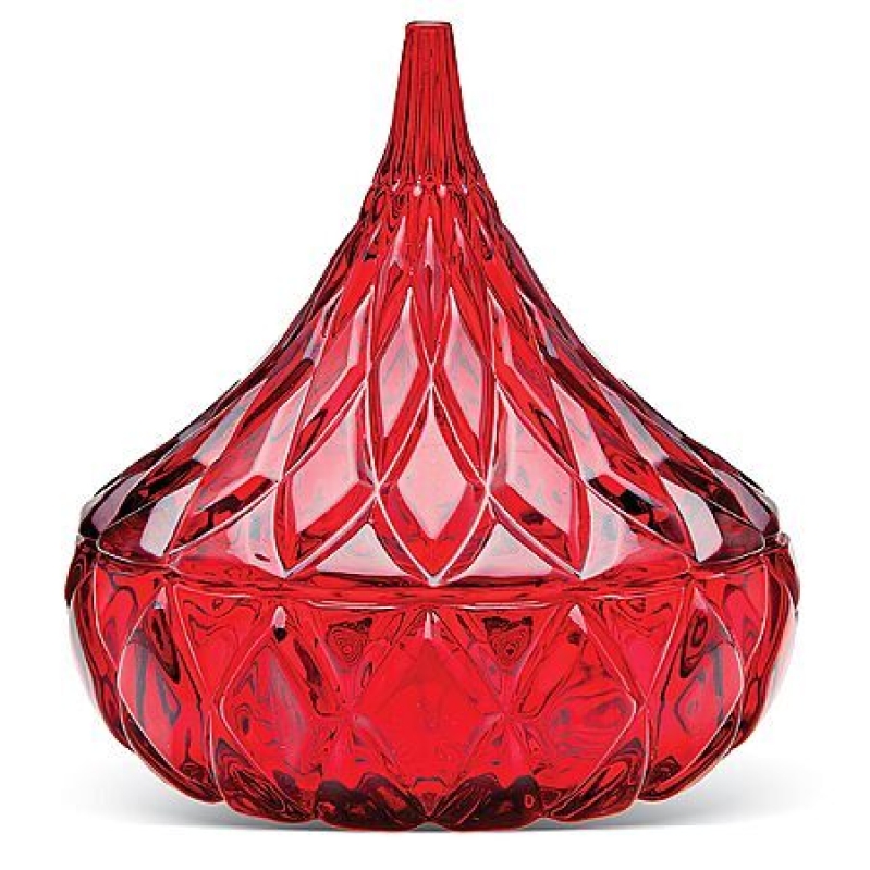 Godinger Hershey’s Kiss Glass Candy Dish – Red, $6 Deal