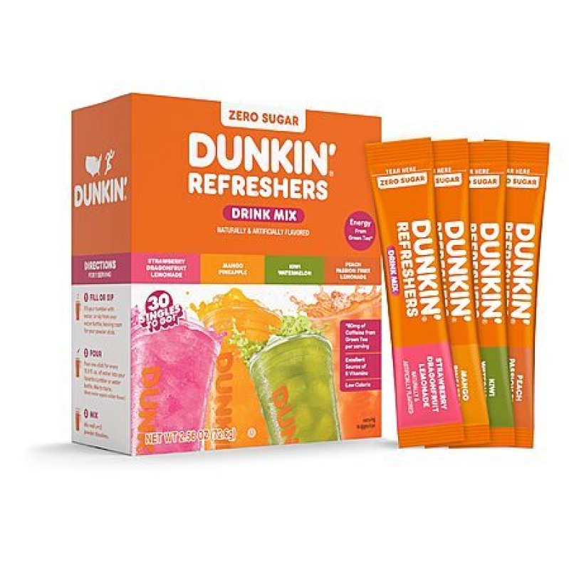 30‑Count Dunkin’ Refreshers Singles To Go! Powdered Drink Mix – $8.05 with Subscribe & Save
