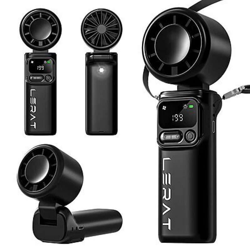 Lerat 3-in-1 Portable Handheld Turbo Fan – 50% Off, $9.99