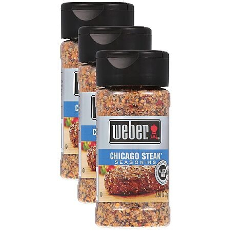 Weber Chicago Steak Seasoning 3‑Pack – $5.13 Subscribe & Save Deal