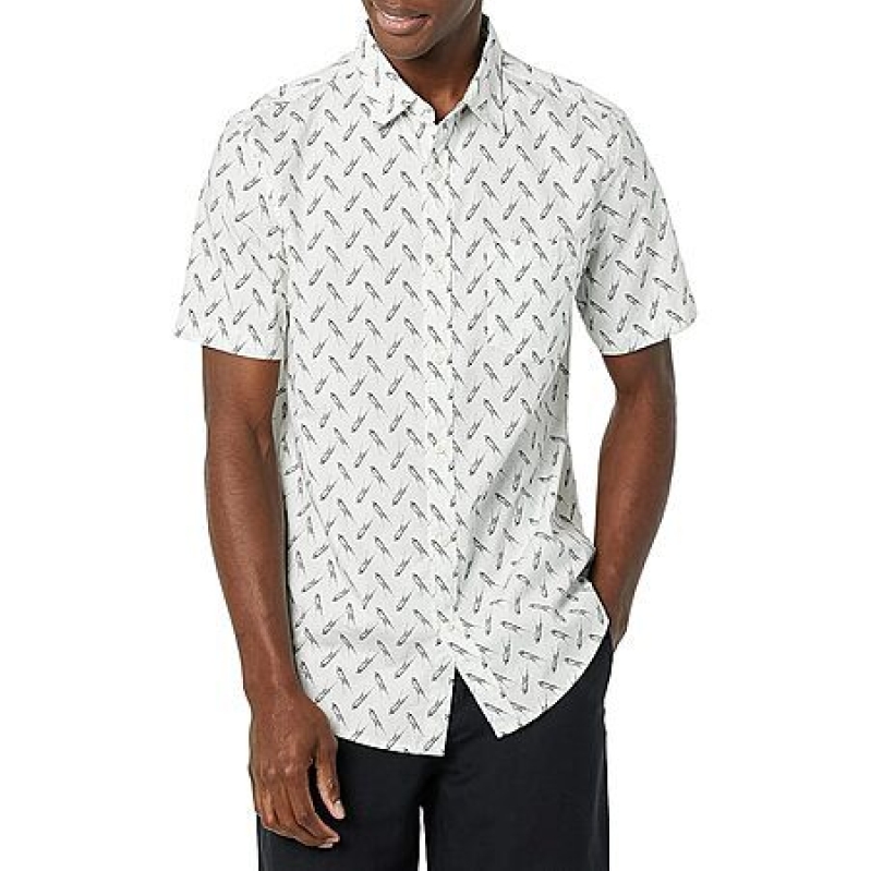 Amazon Essentials Men's Short Sleeve Poplin Shirt – Prices From $4.37
