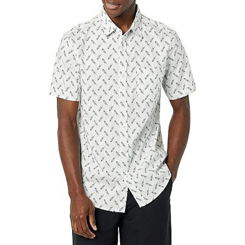 Amazon Essentials Men's Short Sleeve Poplin Shirt – Prices From $4.37