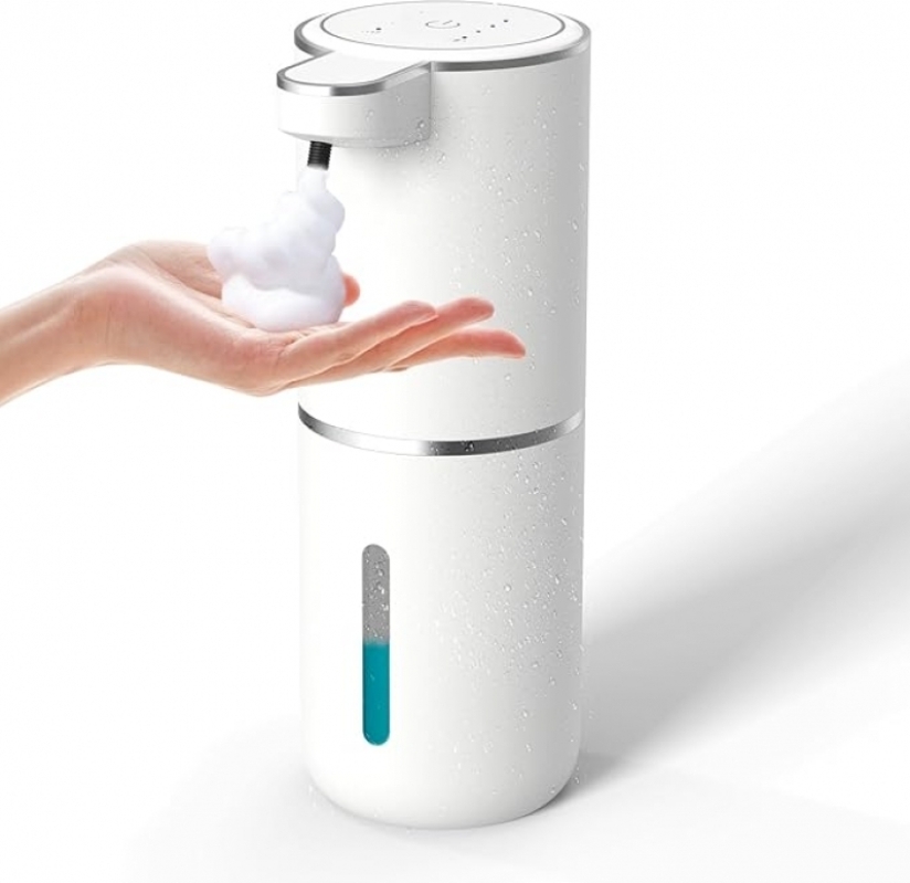 Touchless Foaming Soap Dispenser – 400ml USB Rechargeable – 4 Foam Levels – $11.99 (50% Off)