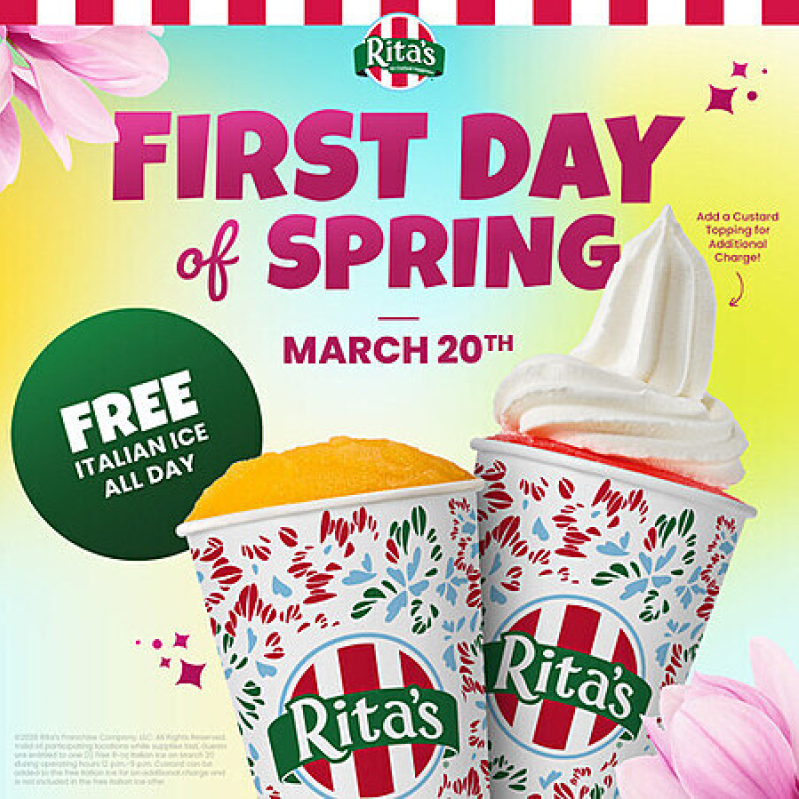 Free 6oz Rita's Italian Ice – Claim Your Signature Dessert Today