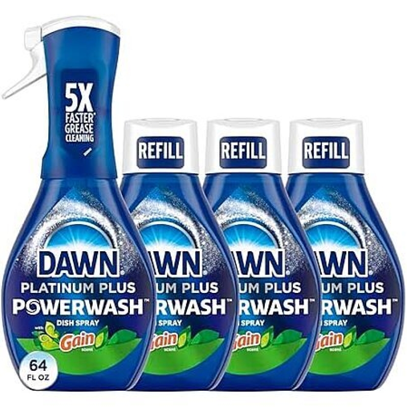 Dawn Platinum Powerwash Dish Spray 4‑Pack – 20% Off + Subscribe & Save Deal