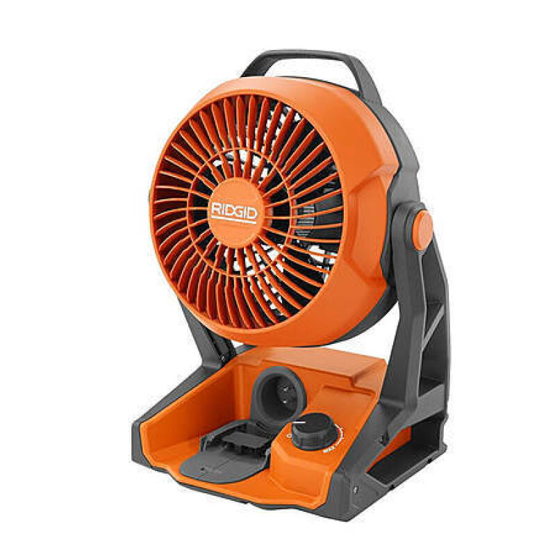 RIDGID 18V Cordless Hybrid Jobsite Fan - Factory Blemished Deal