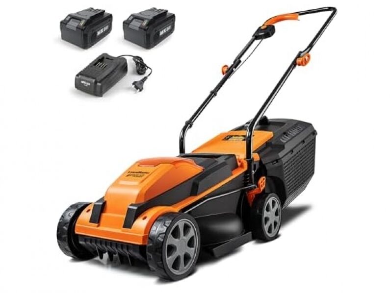 LawnMaster CLM2413A Cordless 13-Inch Lawn Mower - Great Value Deal