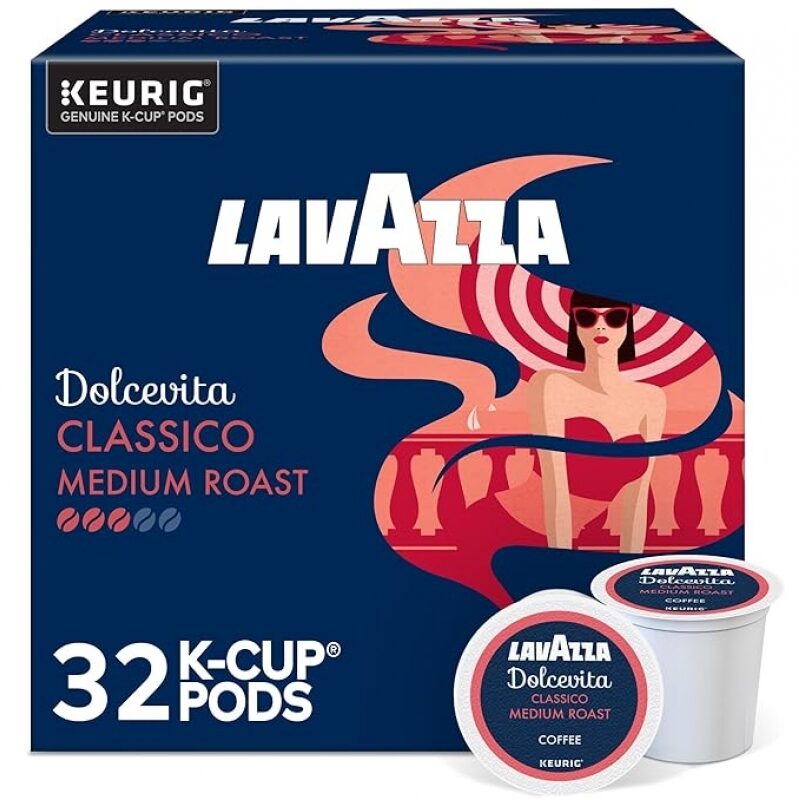 Lavazza Dolcevita Classico Medium Roast K-Cup Pods - 32 Count