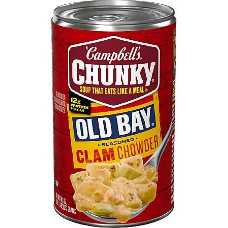 Campbell's Chunky OLD BAY Seasoned Clam Chowder - Budget-Friendly Meal Deal