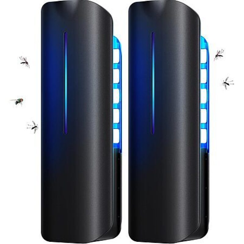 Double the Power: 2-pk Burlan Indoor Bug Zapper with UV Light