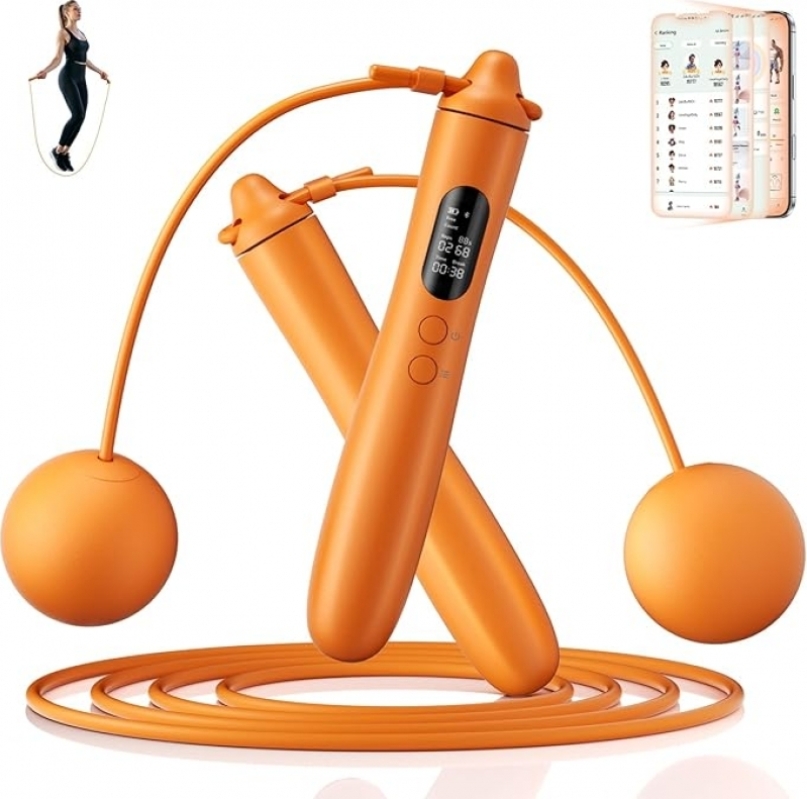 LVPIMAN Smart Jump Rope - Wireless, Game App Interaction, Home & Gym
