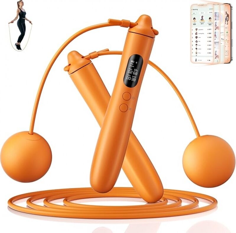 LVPIMAN Smart Jump Rope - Wireless, Game App Interaction, Home & Gym