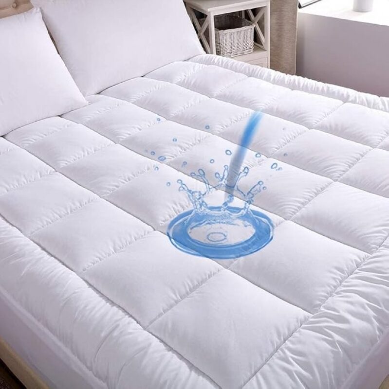 Affordable Waterproof Mattress Pad for Queen Size Beds