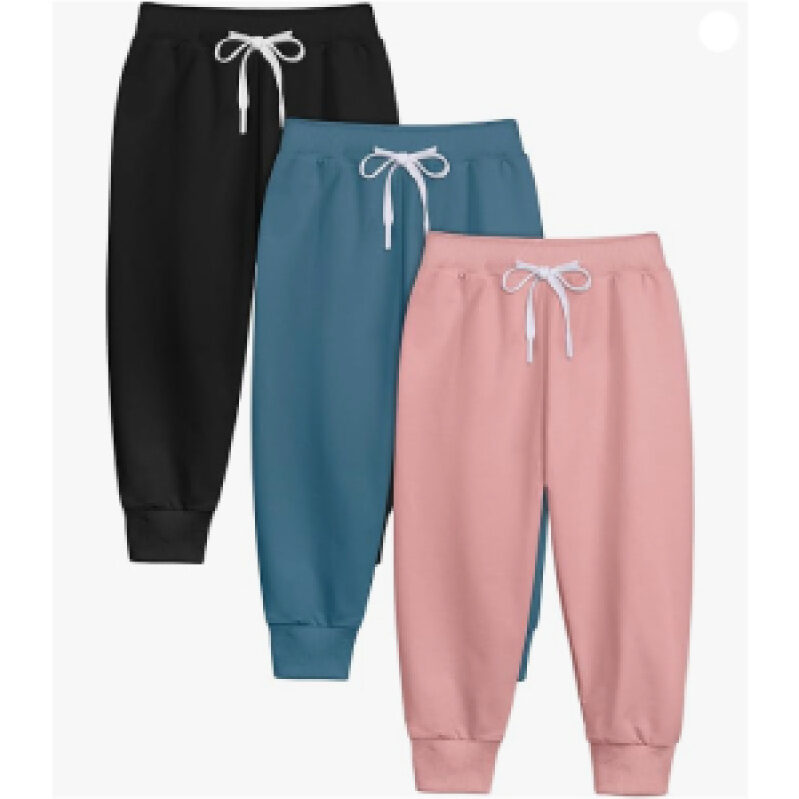 Comfortable and Durable Children's Joggers - 3-Pack