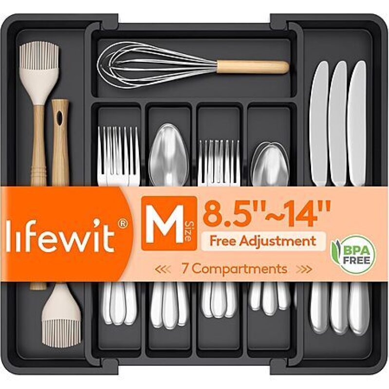 Expandable Silverware Drawer Organizer - Save Space & Stay Organized