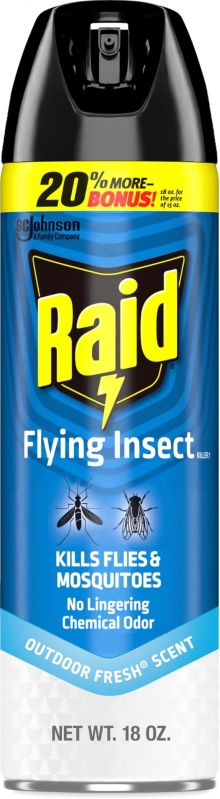 Raid Flying Insect Spray - Effective Solution for Flies, Mosquitoes, and More