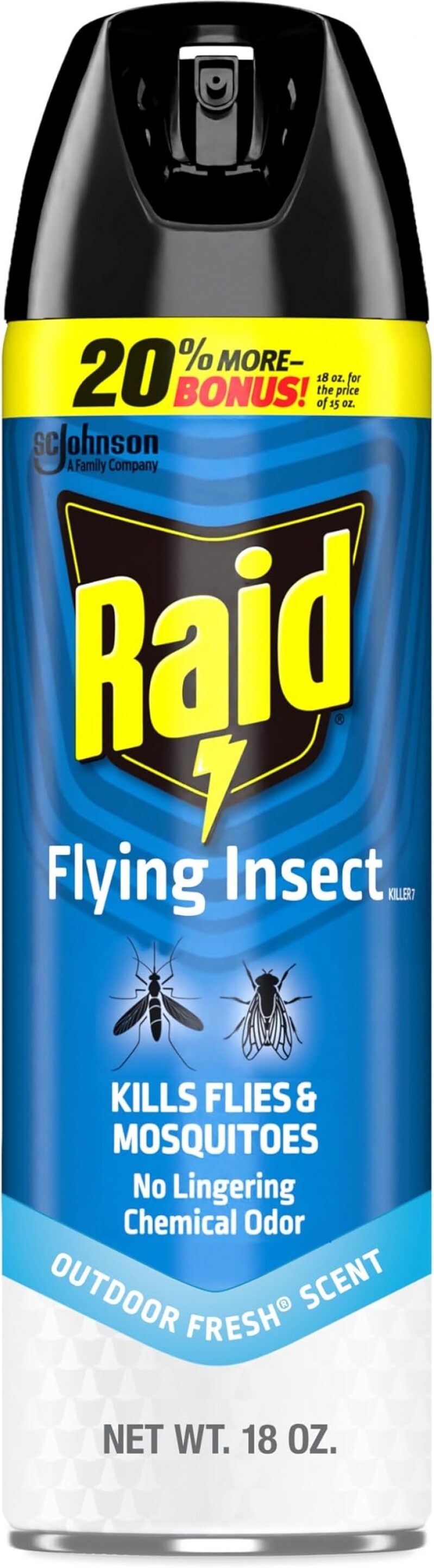 Raid Flying Insect Spray - Effective Solution for Flies, Mosquitoes, and More
