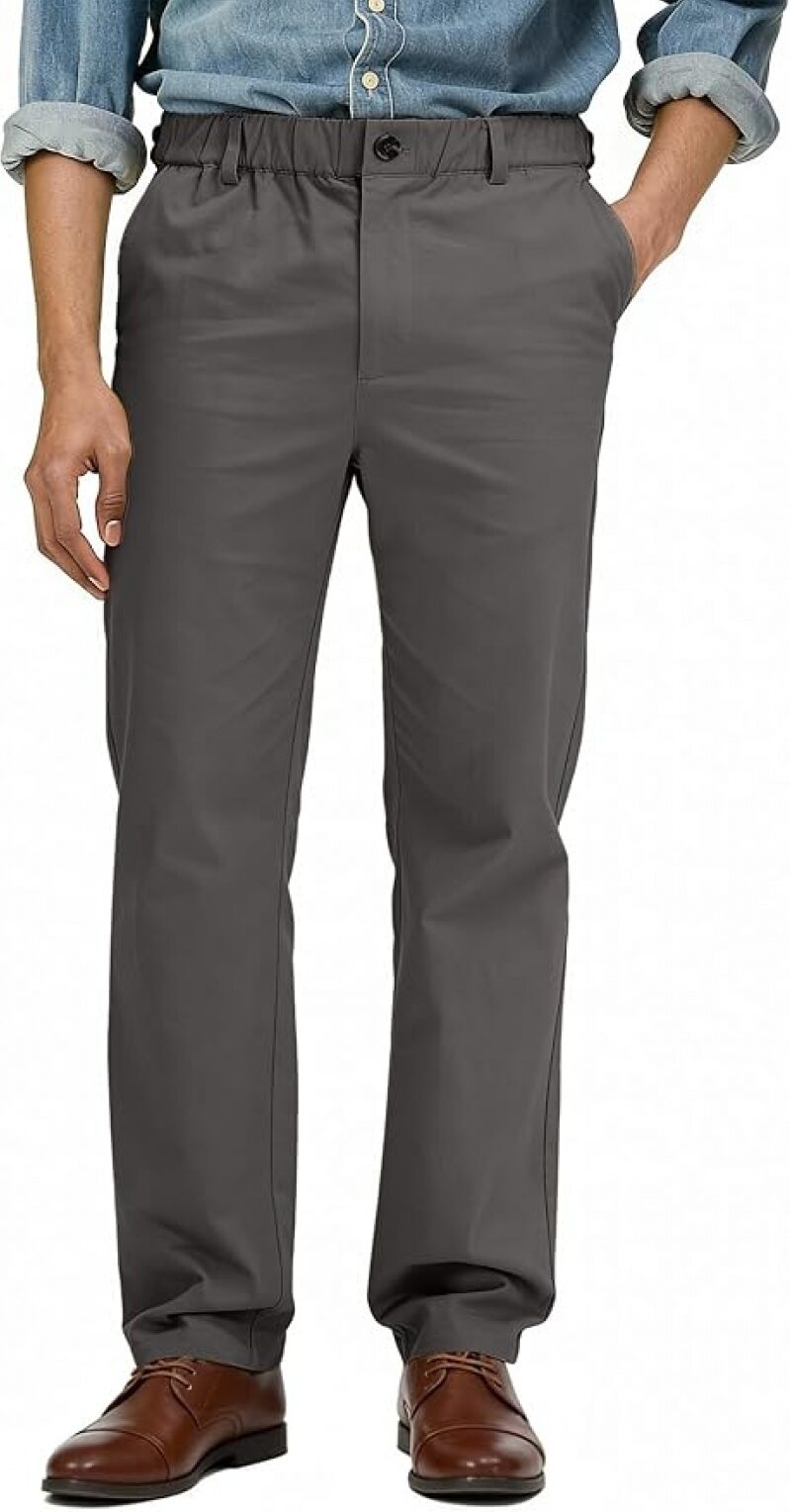 Men's Comfy Stretch Khaki Pants by Comdecevis - Ultimate Comfort & Versatility