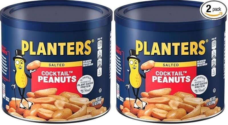 Planters Cocktail Peanuts (12 oz Jar) - Pack of 2
