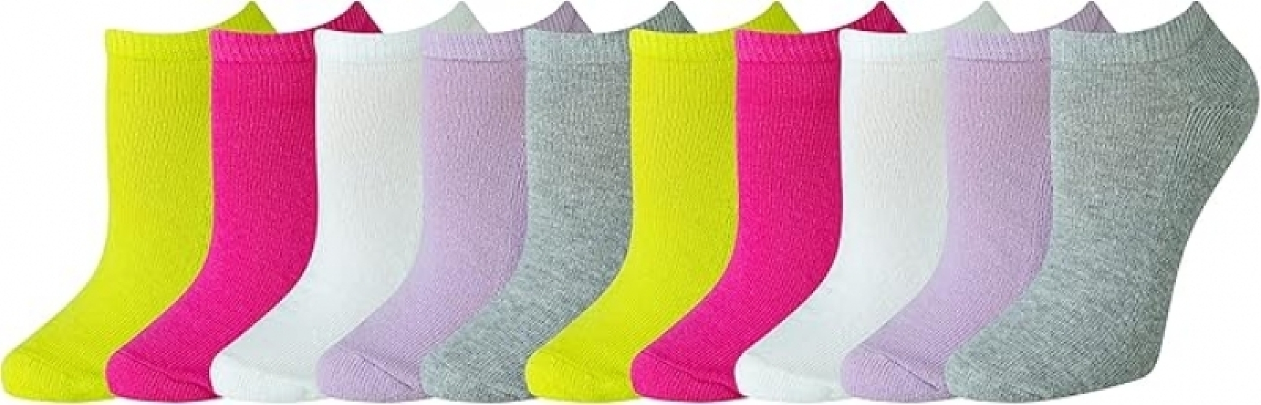 Amazon Essentials Women's Cotton No-Show Athletic Socks - Lightly Cushioned & Comfortable