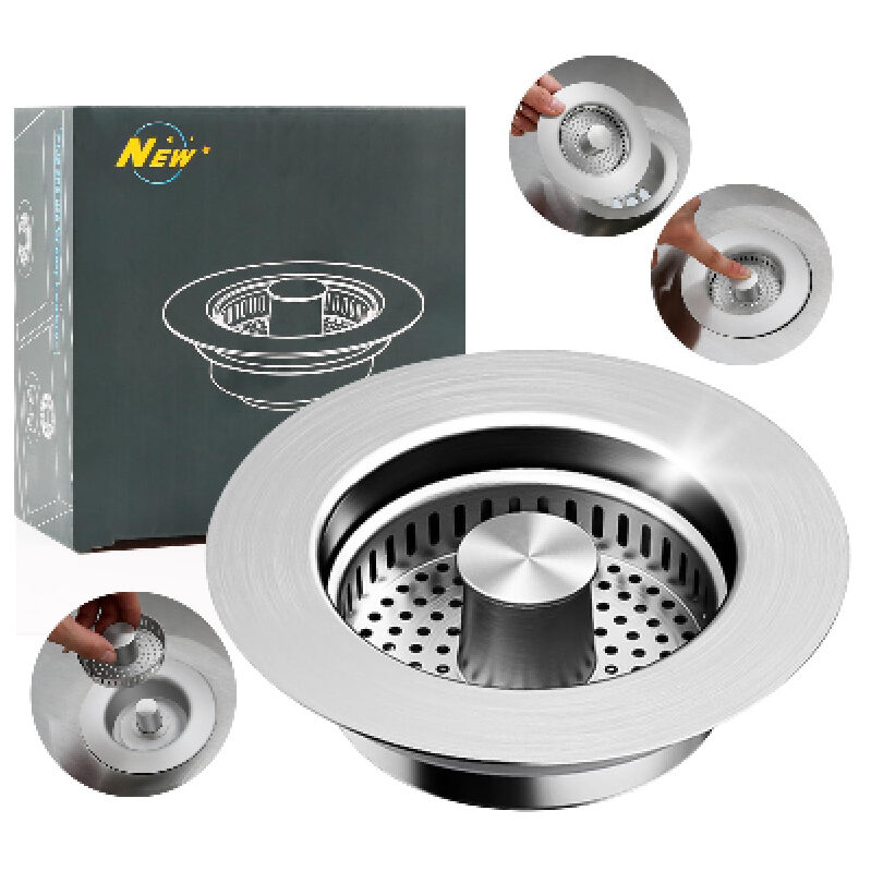 High-Efficiency Stainless Steel Kitchen Sink Drain Filter