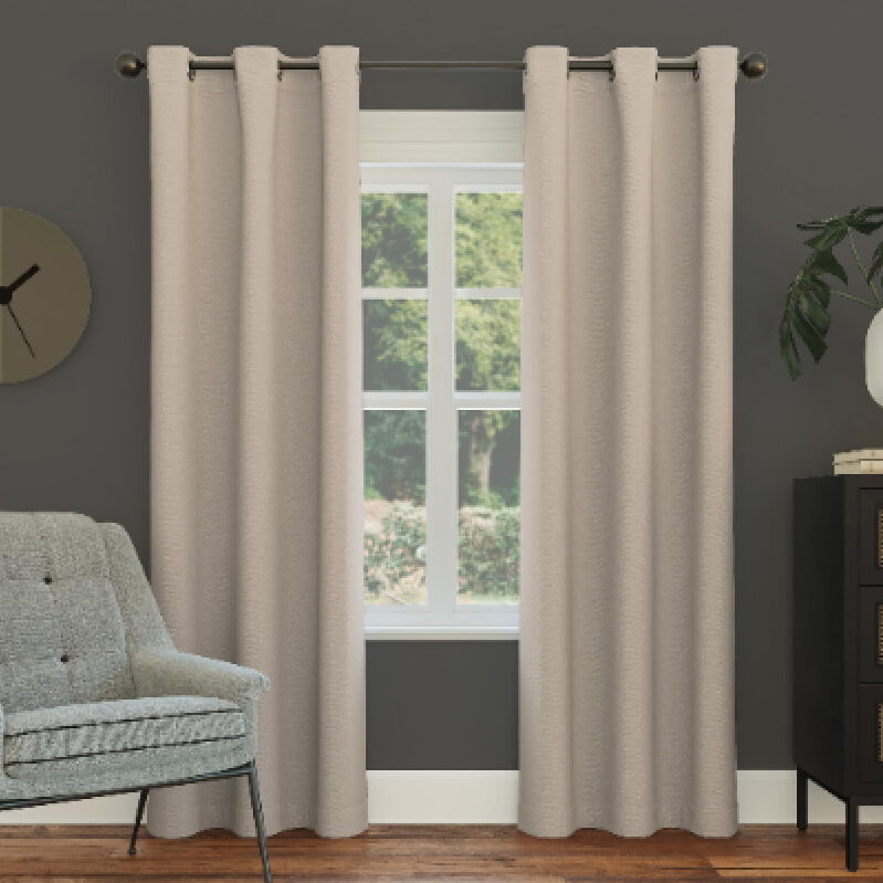 Sun Zero Easton Blackout Curtains - 40''x63'' Cream