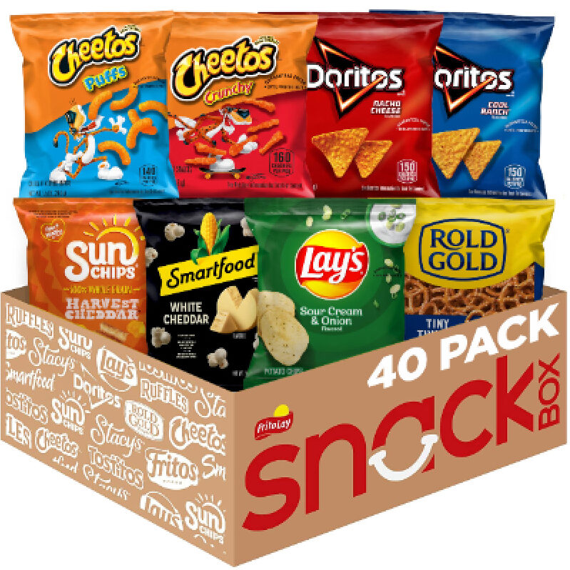 Frito-Lay Mixed Flavor Snack Box - 40 Packs