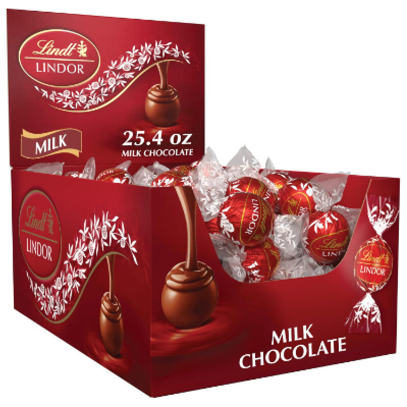 Indulge in Luxury: Lindt Milk Chocolate Truffles - 60 Pieces, 25.4oz