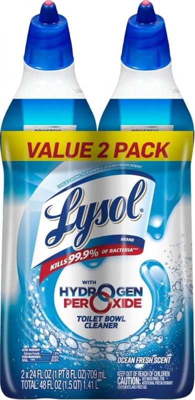 Lysol Toilet Bowl Cleaner Gel - Powerful Bathroom Disinfectant