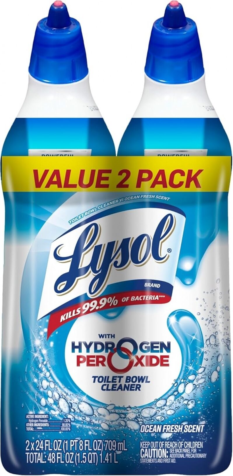 Lysol Toilet Bowl Cleaner Gel - Powerful Bathroom Disinfectant