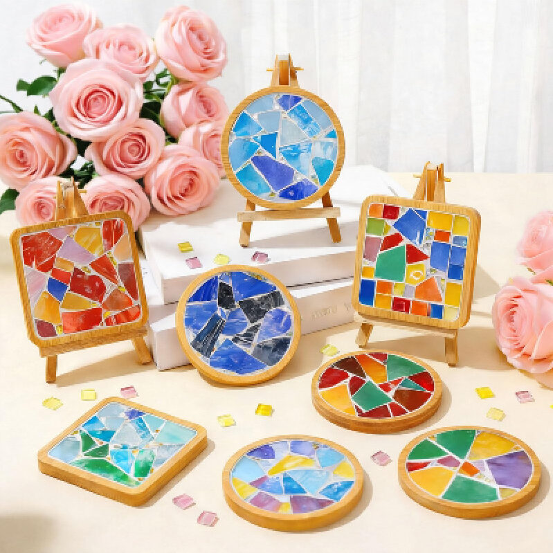DIY Mosaic Coaster Set - Perfect for Home Decoration