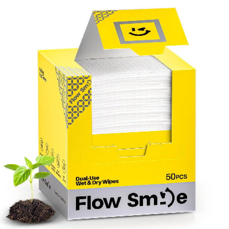 Flow Smile Disposable Cleaning Wipes - 50 Count Pack