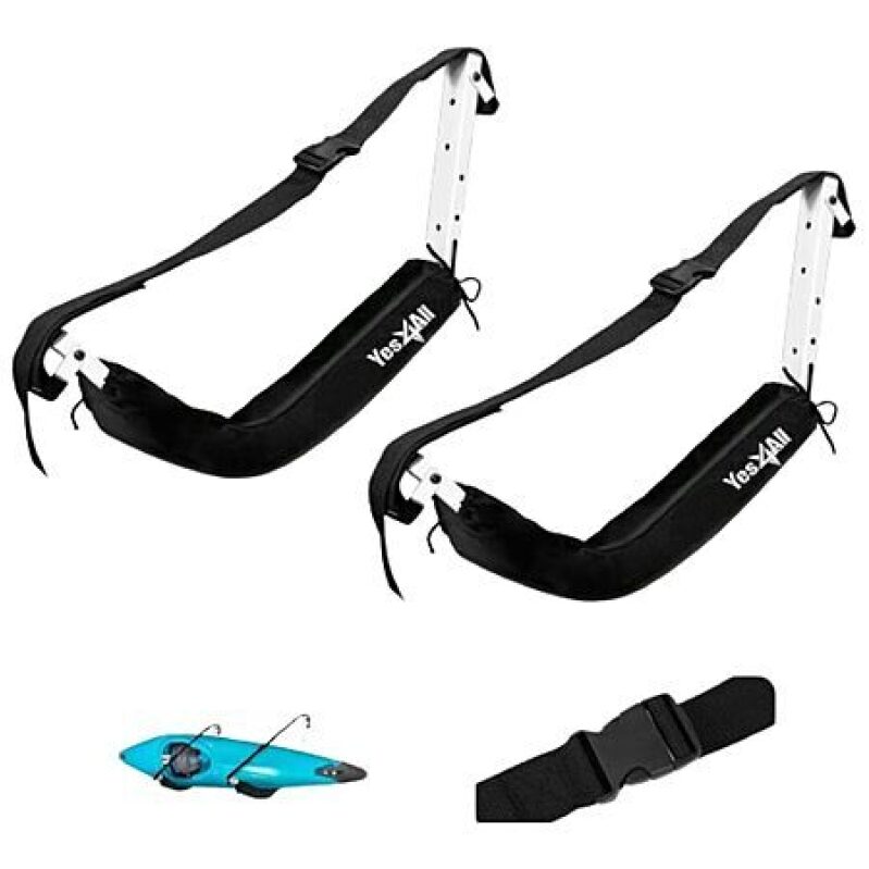 Durable Kayak Storage Hooks for Efficient Space Utilization