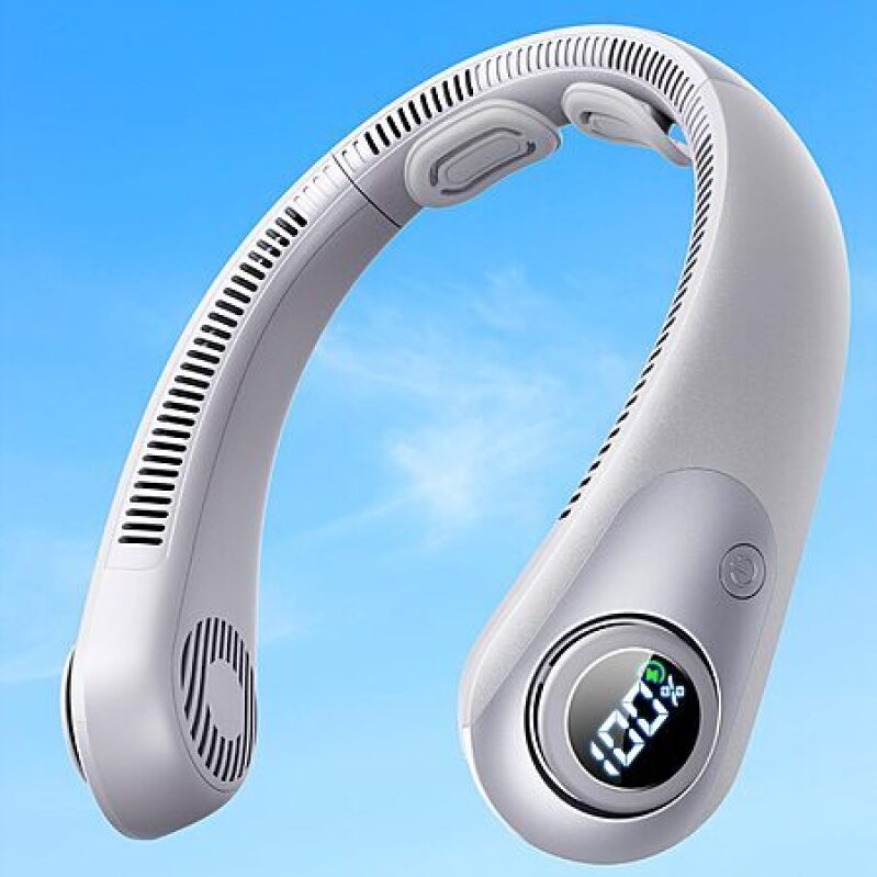 BEYYON Portable Neck Fan w/ LED Display - Affordable, Efficient Cooling