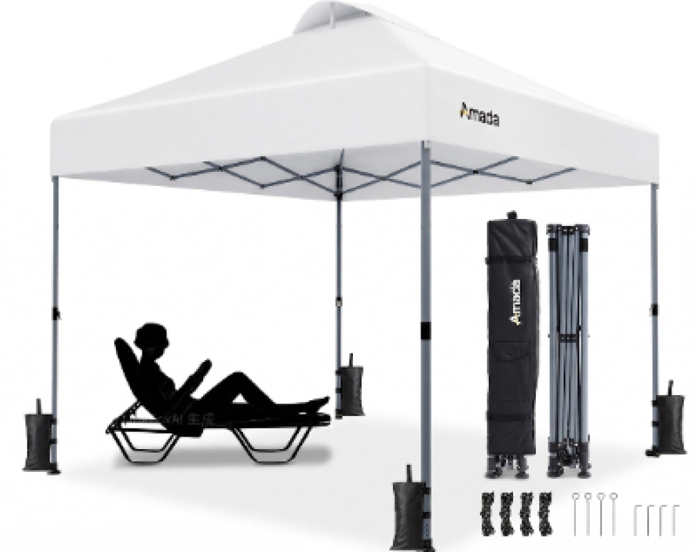 10x10 Pop Up Canopy Tent with Accessories - Perfect for Outdoor Activities