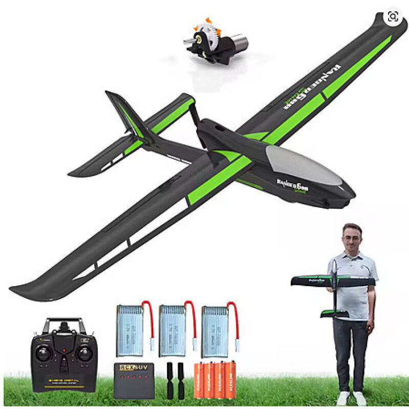 VOLANTEXRC Ranger600 4-CH RC Plane Glider w/ 3x Batteries - Premium Quality