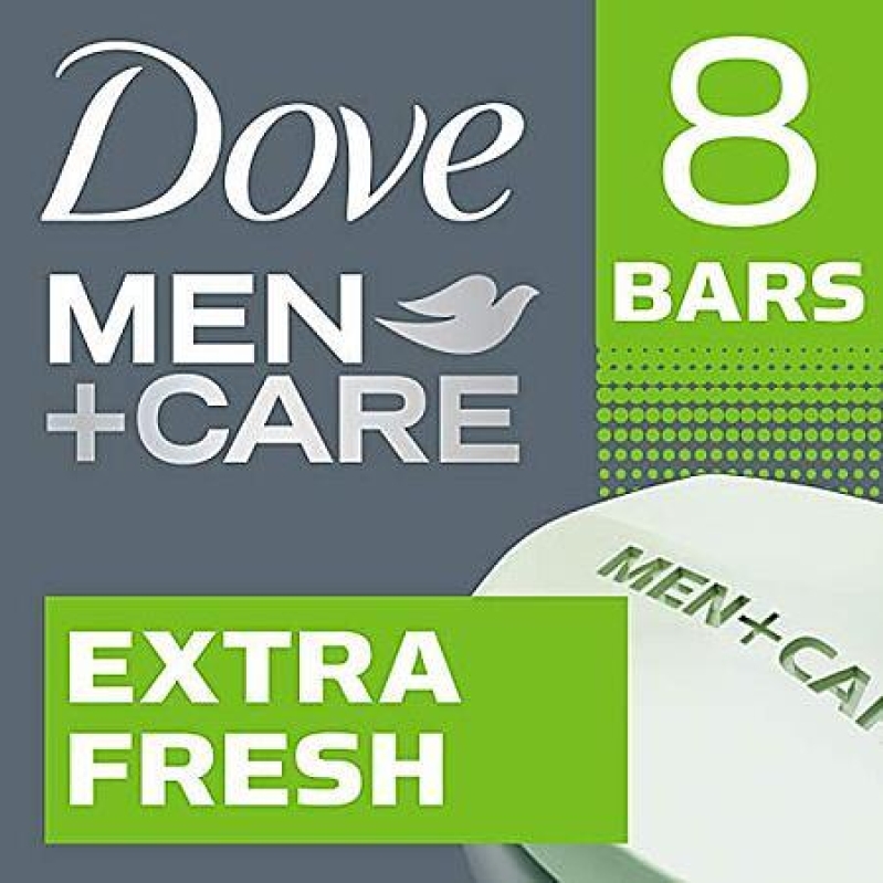 DOVE MEN + CARE 3 in 1 Bar Cleanser (Extra Fresh) - 8-Pack