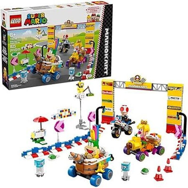 LEGO Super Mario Kart Baby Peach & Grand Prix Set - 823 Pieces