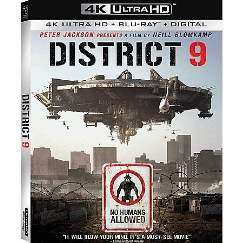 District 9 (2009) 4K Ultra HD + Blu-Ray + Digital Combo Deal