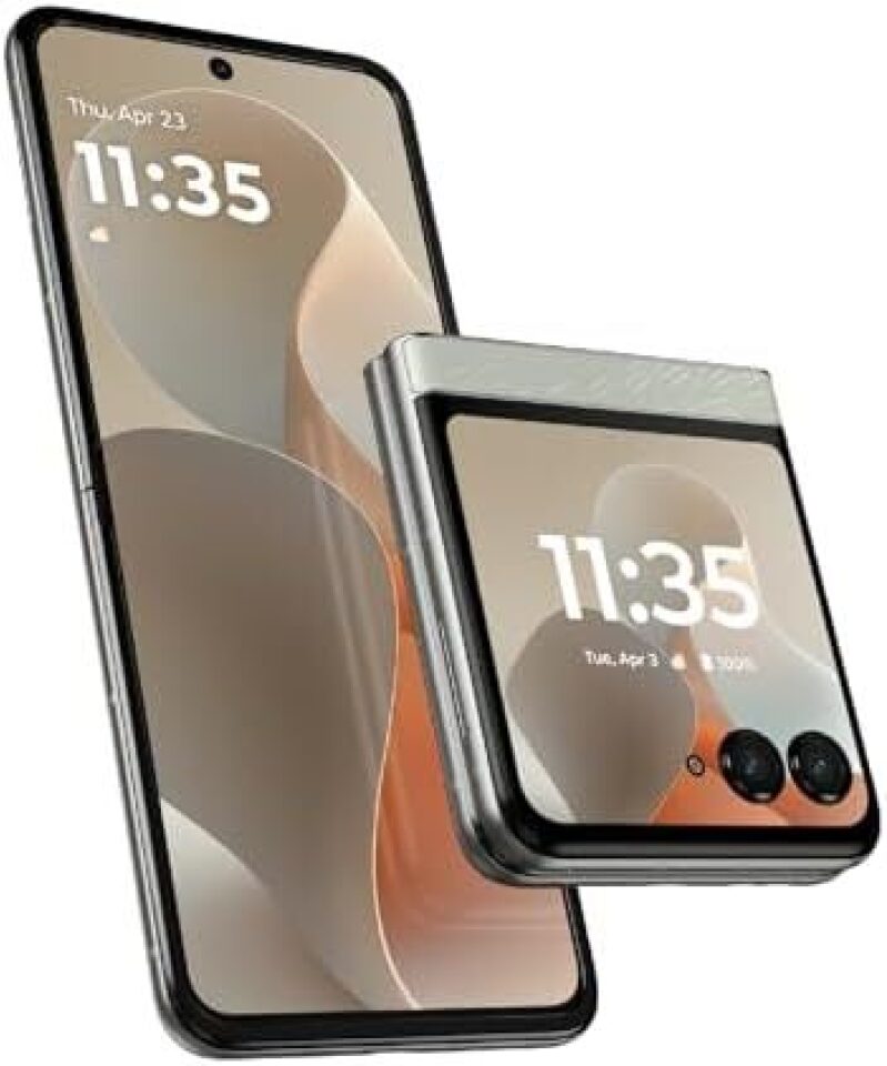 Motorola Razr 2025 Unlocked Smartphone - Pantone Lightest Sky