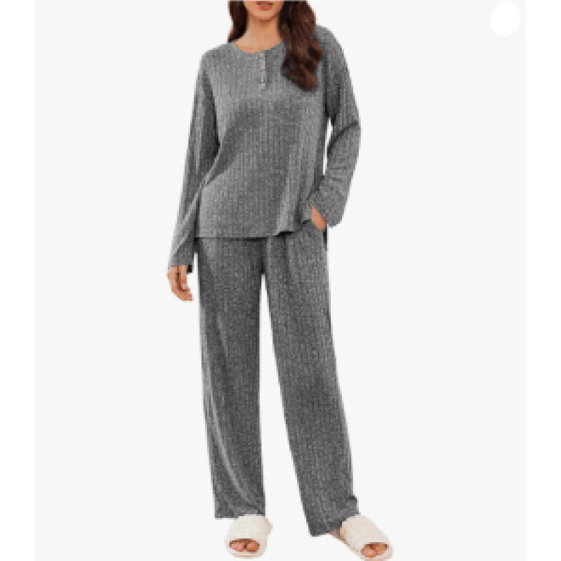 Ekouaer Women's Long Sleeve Top and Pants Set - Save 10% at Checkout
