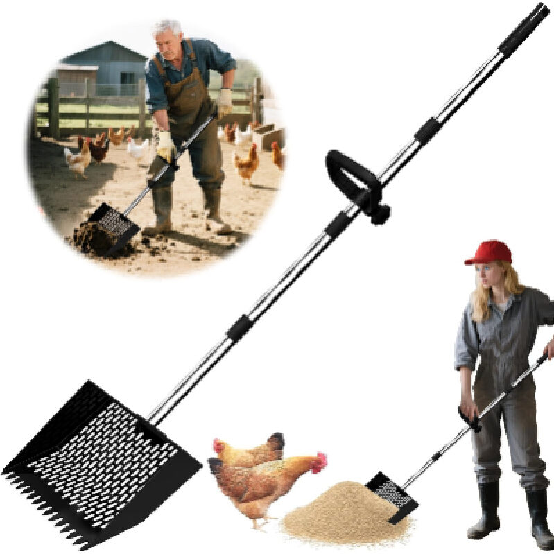 Efficient Chicken Manure Scooper Rake - Special Price $7.99