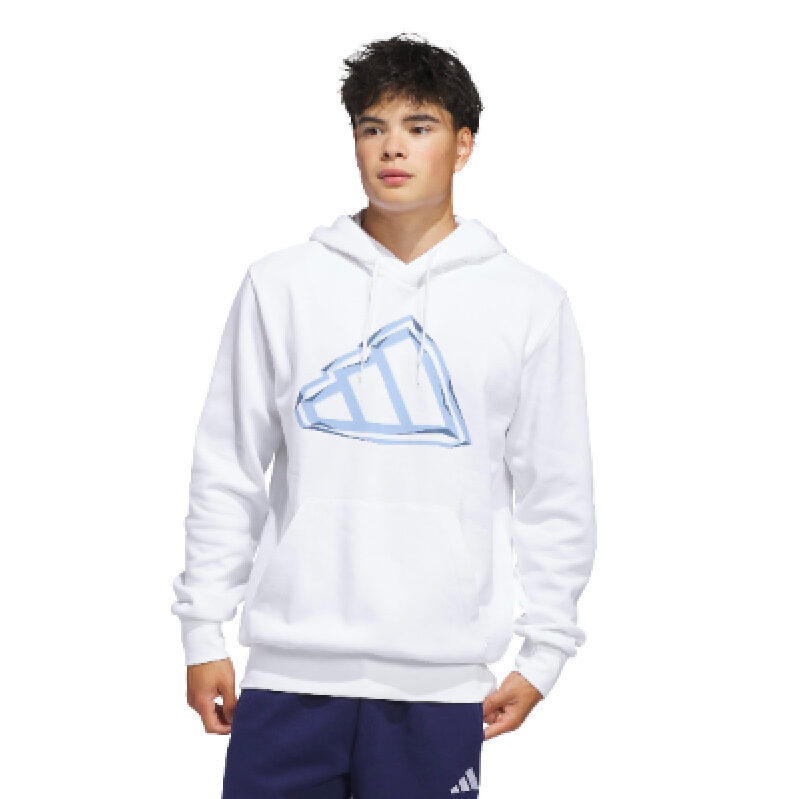 adidas Men's Large Logo Hoodie - Special Deal at $12.92