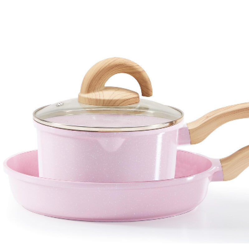Affordable vkoocy 3-Piece Non-Stick Cookware Set - Great Value Deal