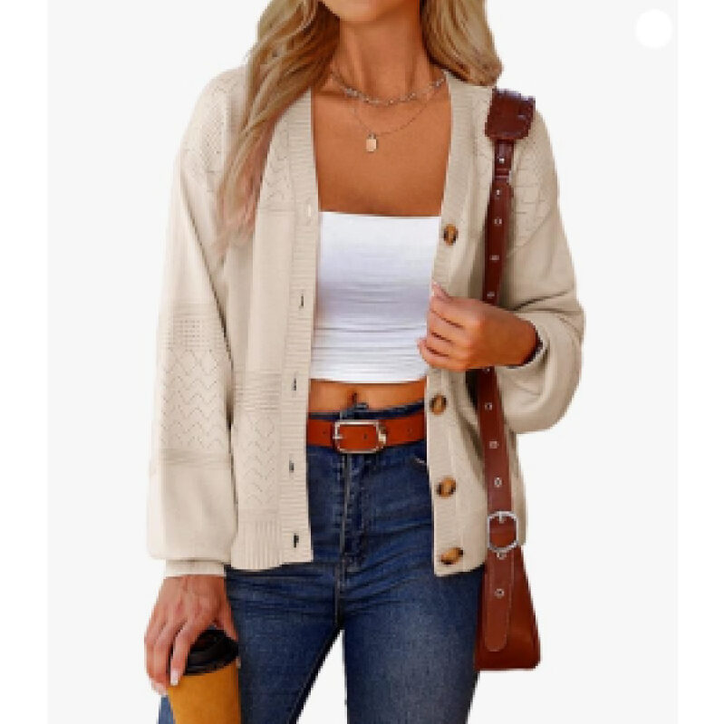 Anbech Women's Cardigan Sweater - Perfect for Everyday Style