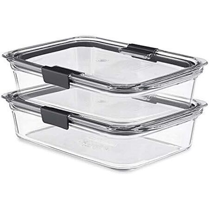 High-Value 8-Cup Glass Food Storage Containers by Rubbermaid