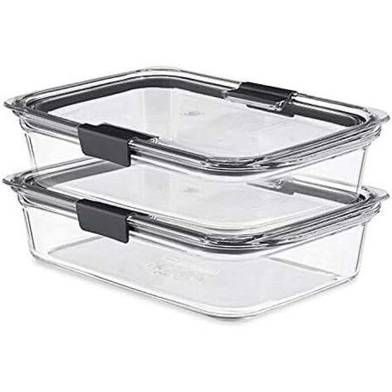 High-Value 8-Cup Glass Food Storage Containers by Rubbermaid