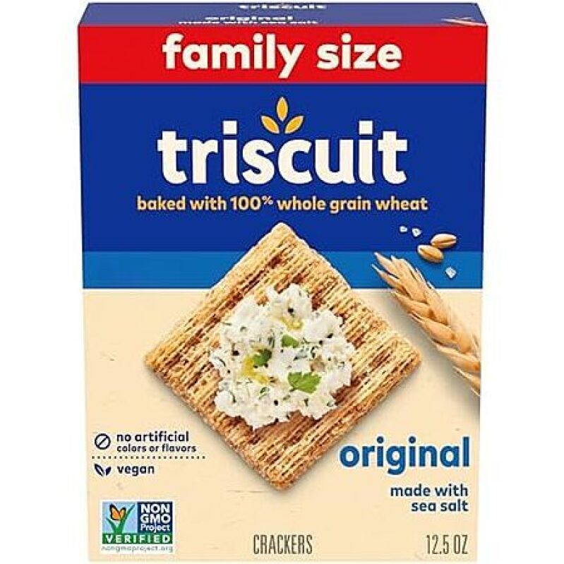 Affordable and Healthy: 12.5-oz Triscuit Original Whole Grain Wheat Crackers